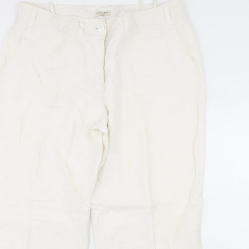 Christian Berg Womens White   Trousers  Size 38 in L30 in