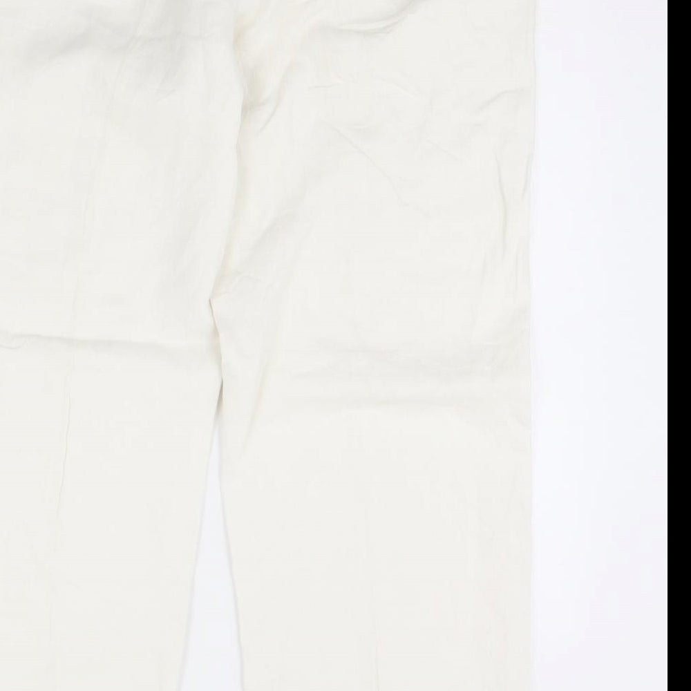 Christian Berg Womens White   Trousers  Size 38 in L30 in