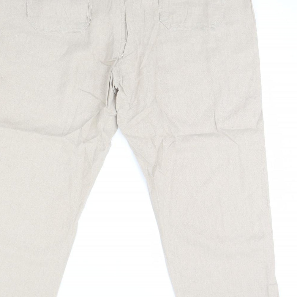 Atmosphere Womens Beige   Trousers  Size 18 L23 in