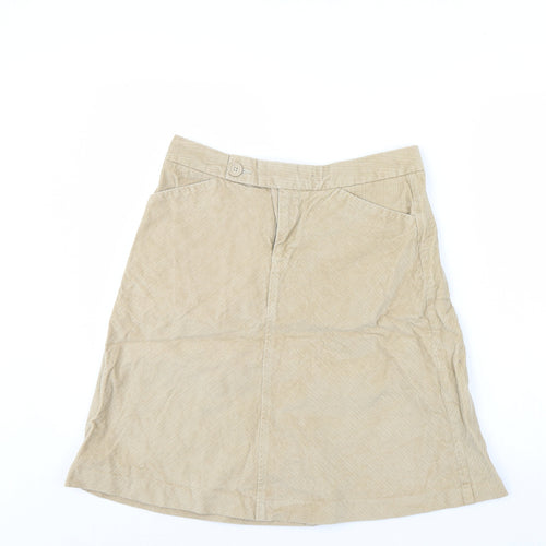 Gap Womens Beige  Corduroy Mini Skirt Size 4