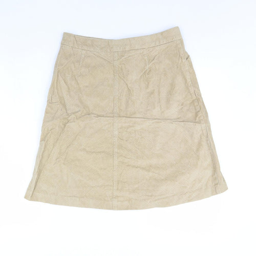 Gap Womens Beige  Corduroy Mini Skirt Size 4