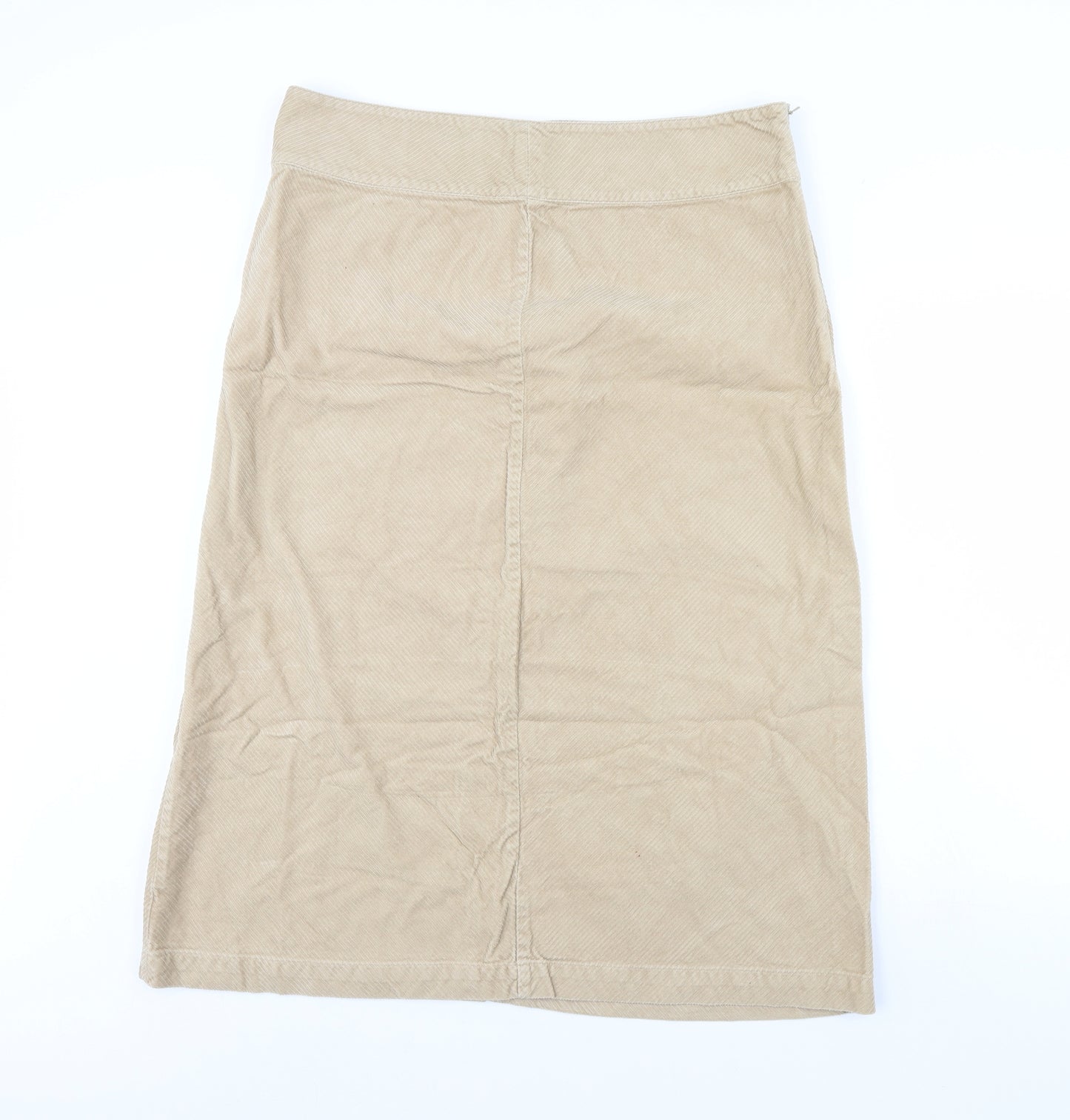 SixteenTwentySIx Womens Beige  Corduroy Maxi Skirt Size 40 in