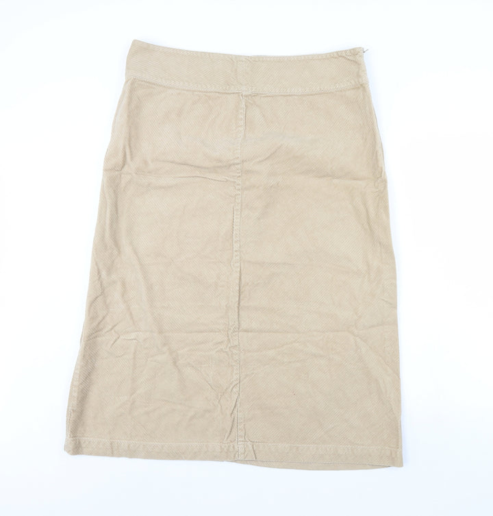 SixteenTwentySIx Womens Beige Corduroy Maxi Skirt Size 40 in