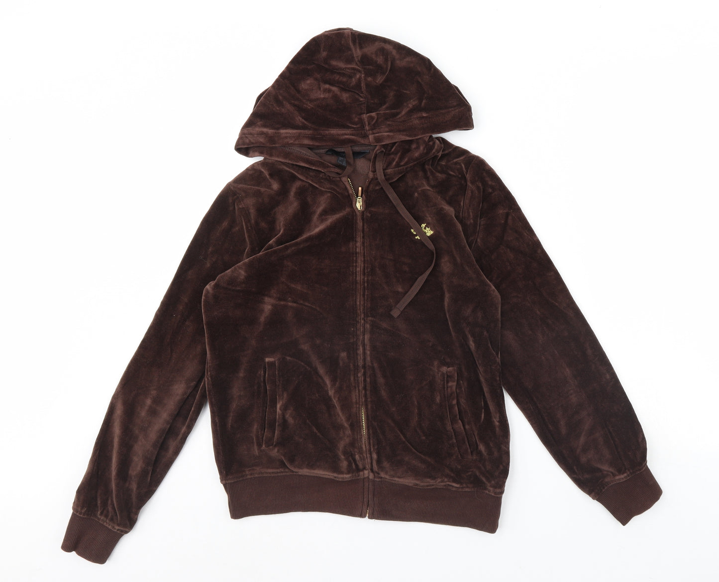 TCM Womens Brown  Velour Jacket  Size 10