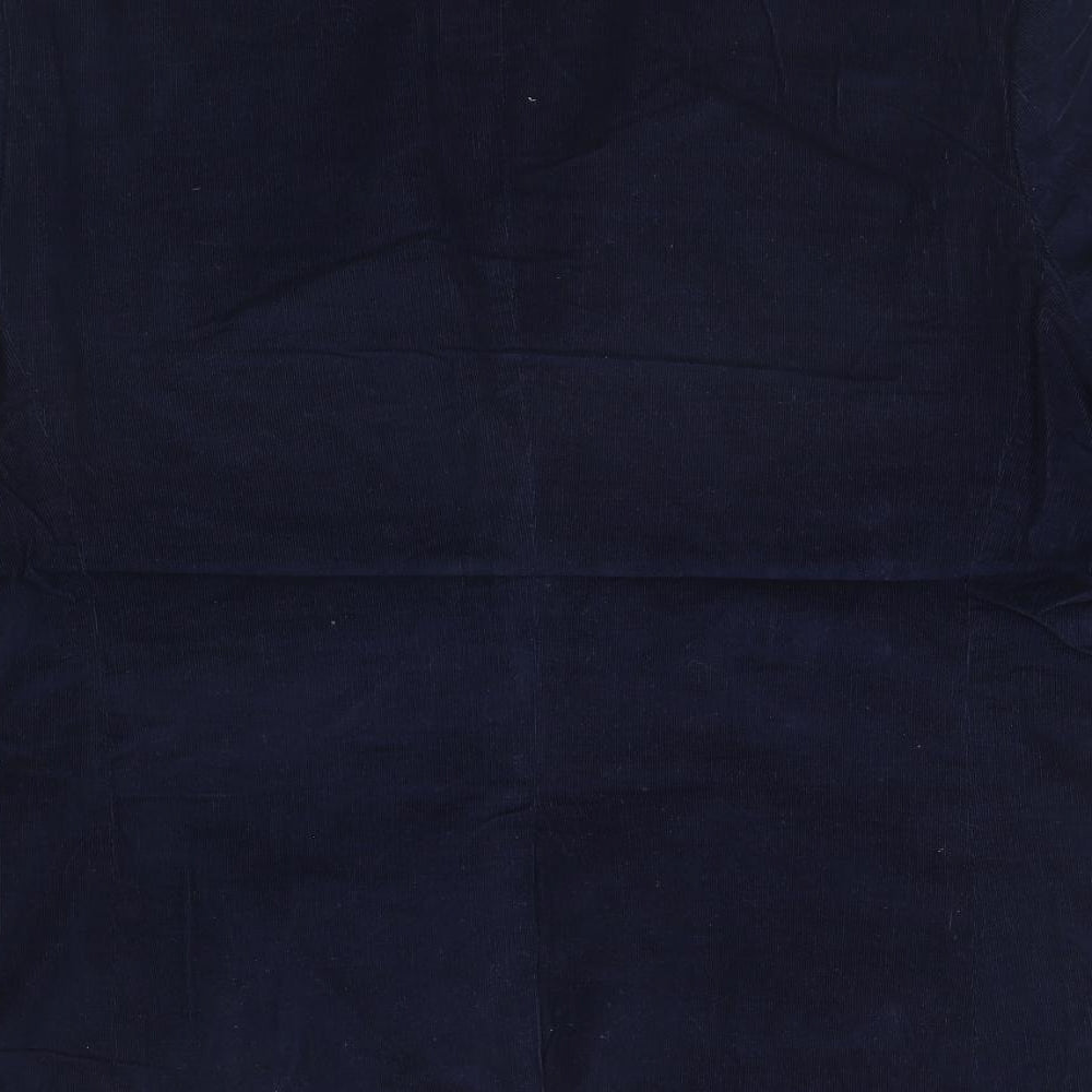 Feraud Mens Blue  Corduroy Jacket Blazer Size 44  - Shoulder Pads