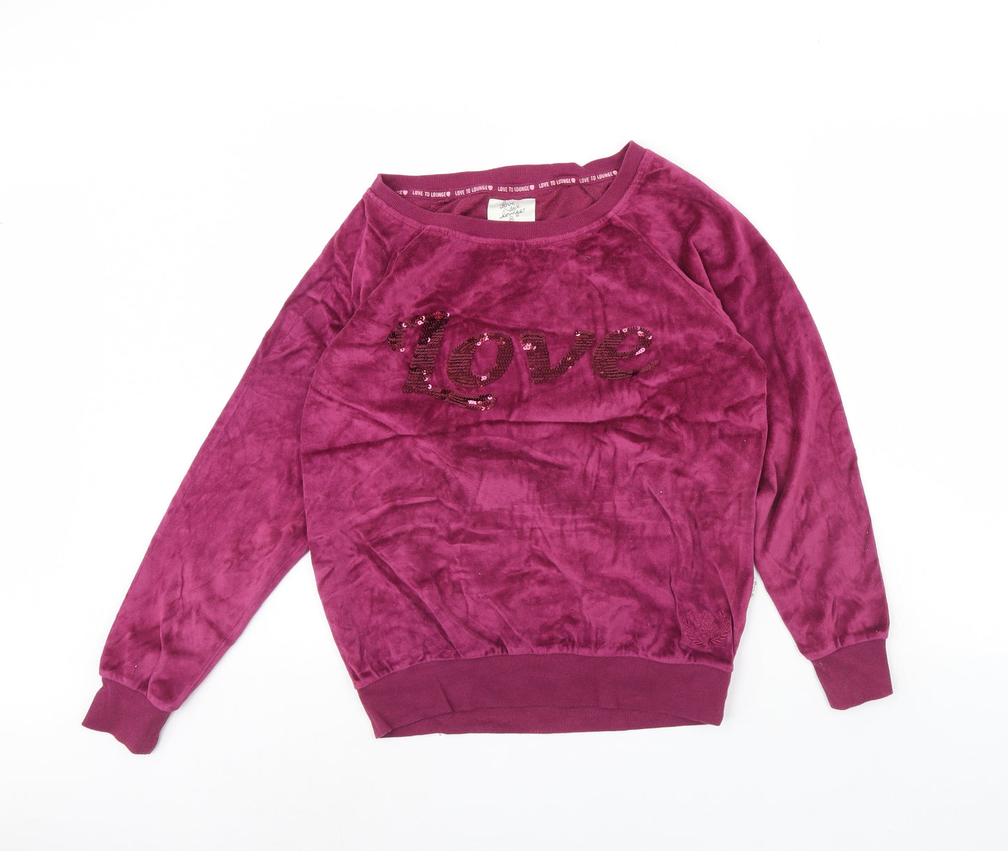 Love to lounge Womens Purple   Pullover Jumper Size M  - love
