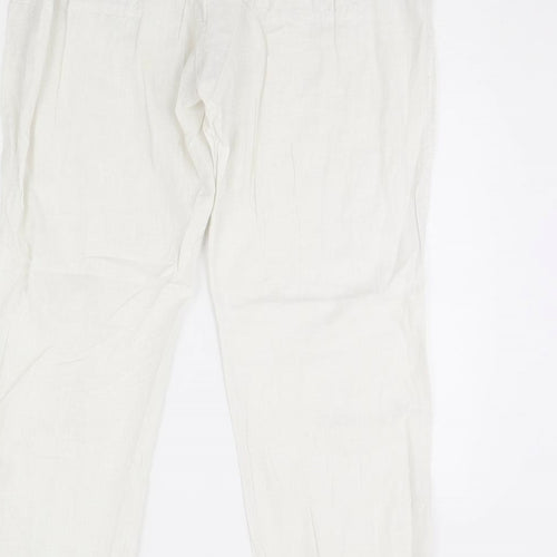 Atmosphere Womens White   Trousers  Size 16 L30 in