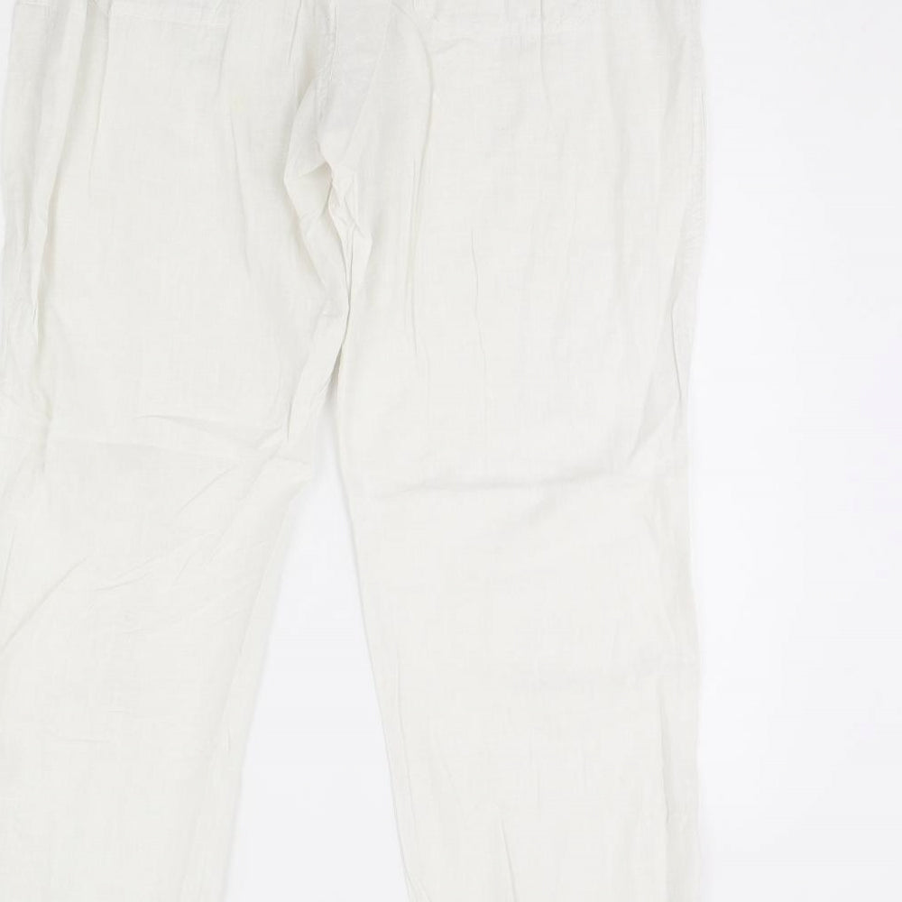Atmosphere Womens White   Trousers  Size 16 L30 in