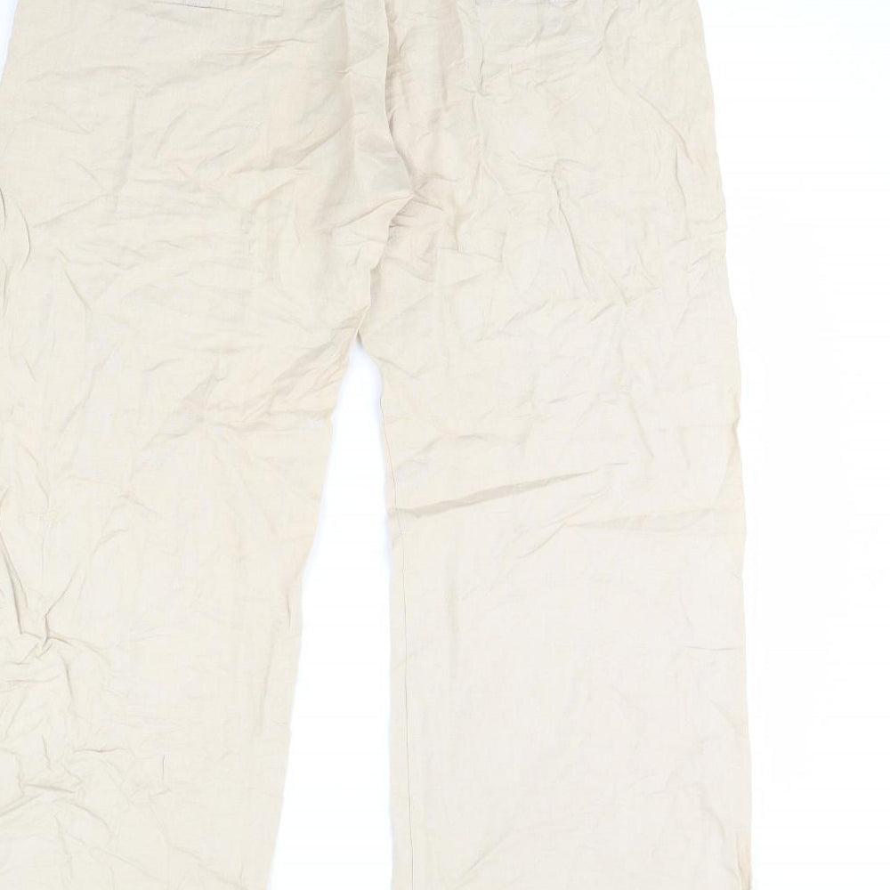 Multiblu Womens Beige   Trousers  Size 12 L30 in