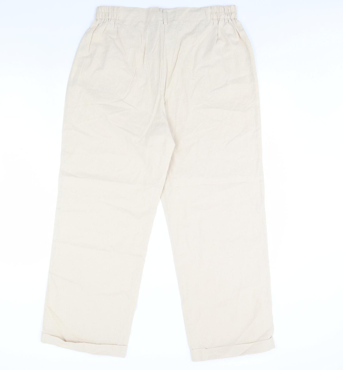 MissLook Womens Beige   Trousers  Size L L29 in