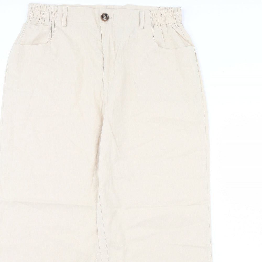MissLook Womens Beige   Trousers  Size L L29 in