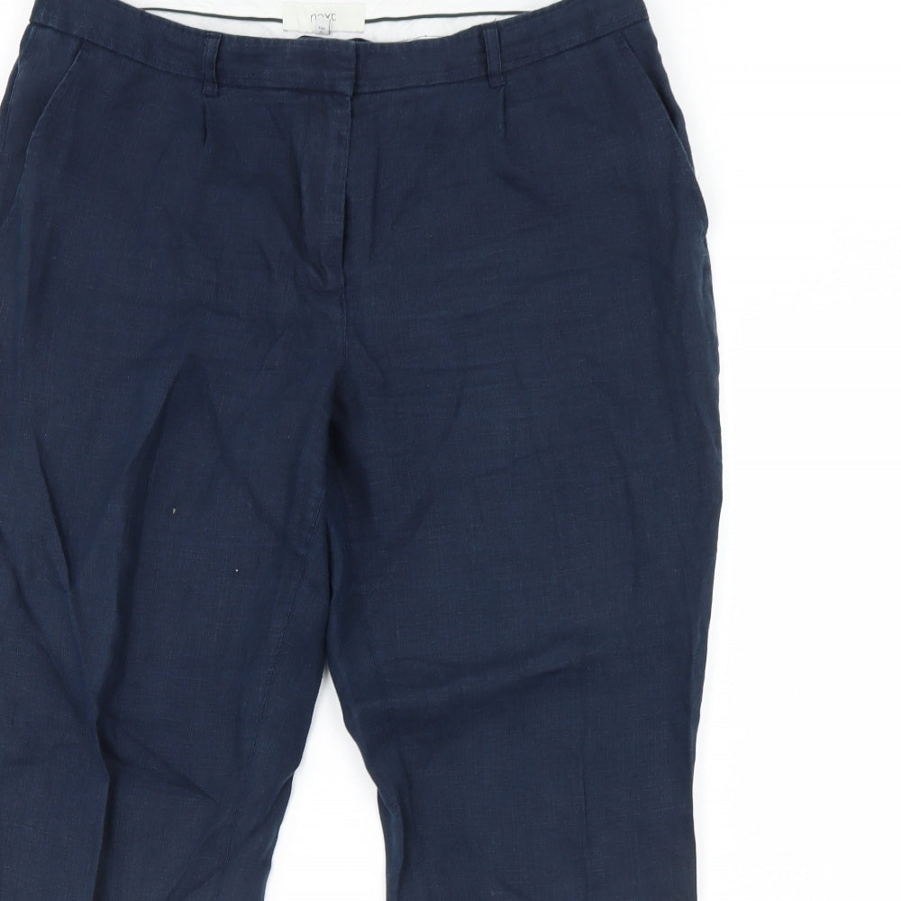 NEXT Womens Blue   Trousers  Size 14 L29 in