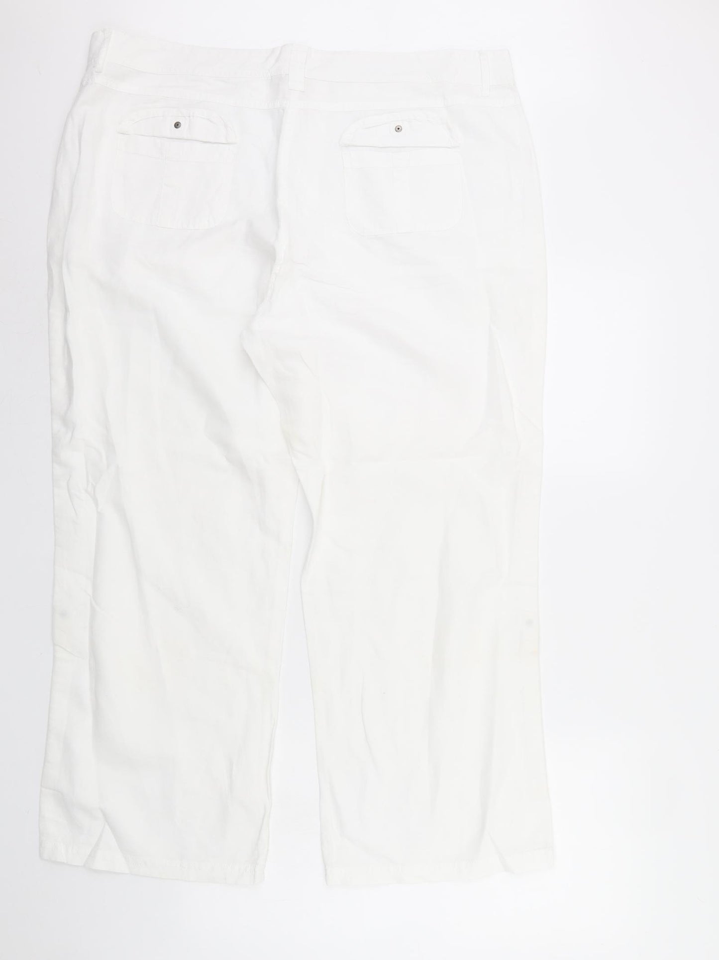 Cotton Traders Womens White   Trousers  Size 20 L32 in