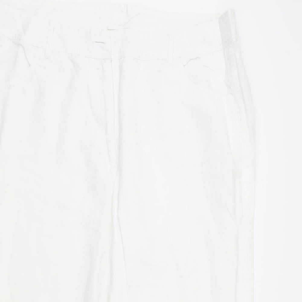 Cotton Traders Womens White   Trousers  Size 20 L32 in
