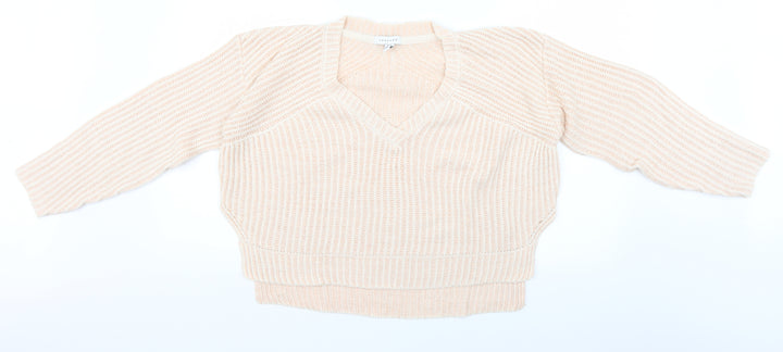 Topshop Womens Pink Knit Pullover Jumper Size XS