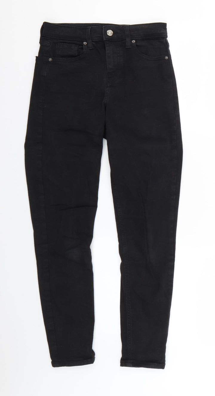 Topshop Womens Black   Skinny Jeans Size 26 L25.5 in