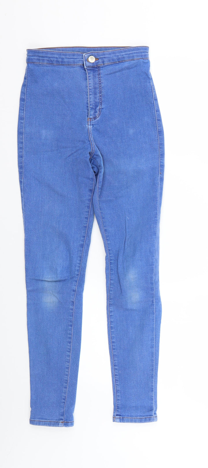 Topshop Womens Blue Jegging Trousers Size 26 L26 in