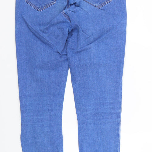 Topshop Womens Blue   Jegging Trousers Size 26 L26 in