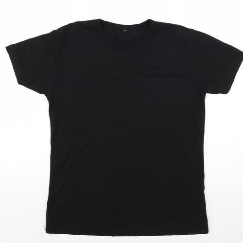 continental clothing Mens Black    T-Shirt Size S