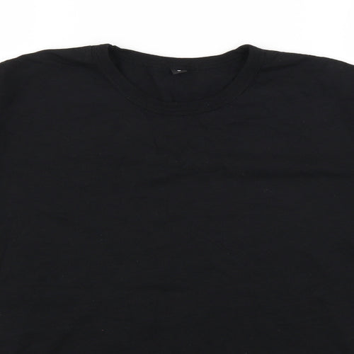 continental clothing Mens Black    T-Shirt Size S