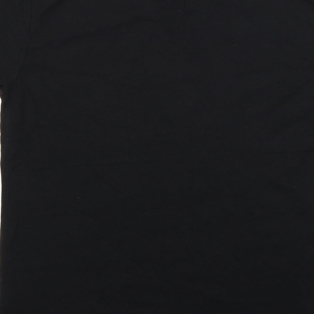 continental clothing Mens Black    T-Shirt Size S