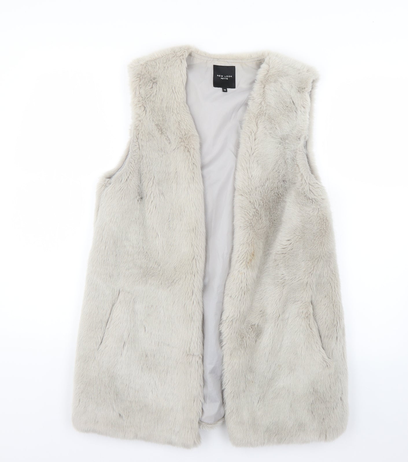 New Look Womens Beige   Overcoat Coat Size 12