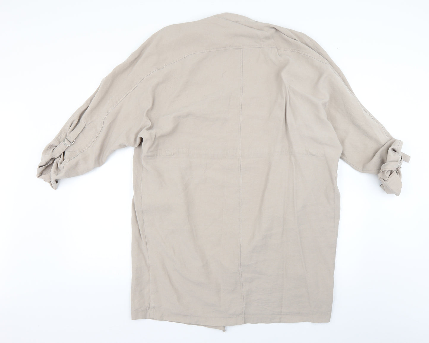 New Look Womens Grey   Overcoat Coat Size 12