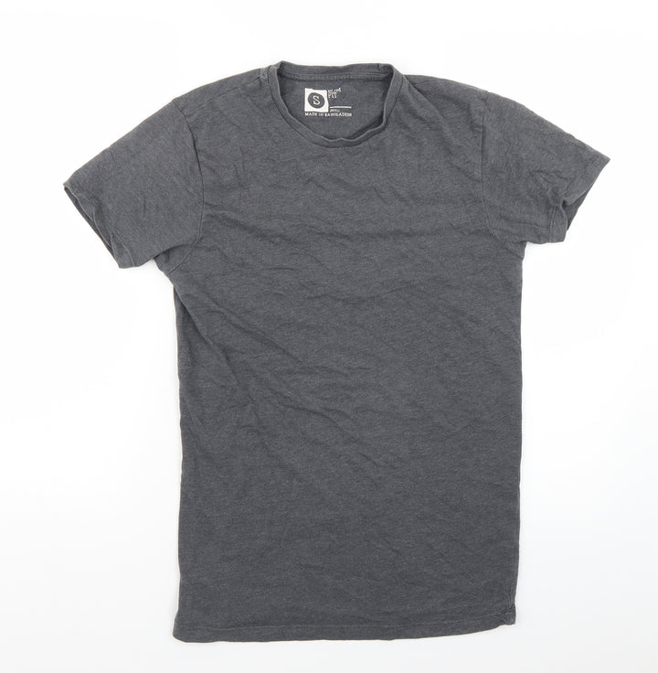 Preworn Mens Grey T-Shirt Size S