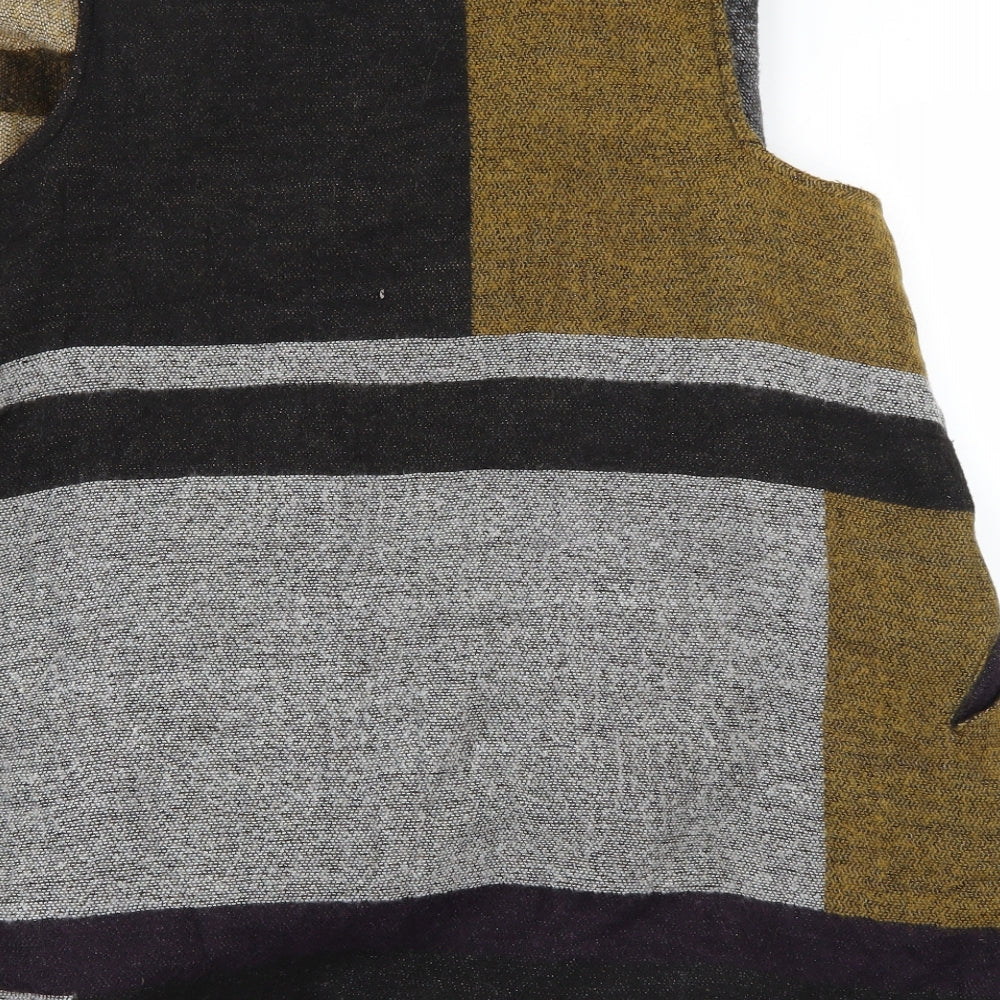 River Island Womens Multicoloured Check  Jacket Poncho One Size