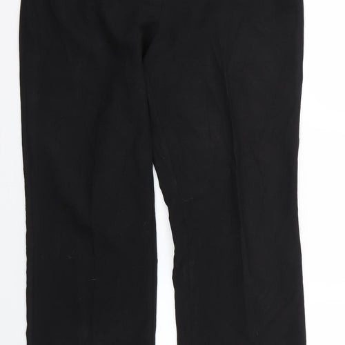 F&F Womens Black   Chino Trousers Size 12 L30 in