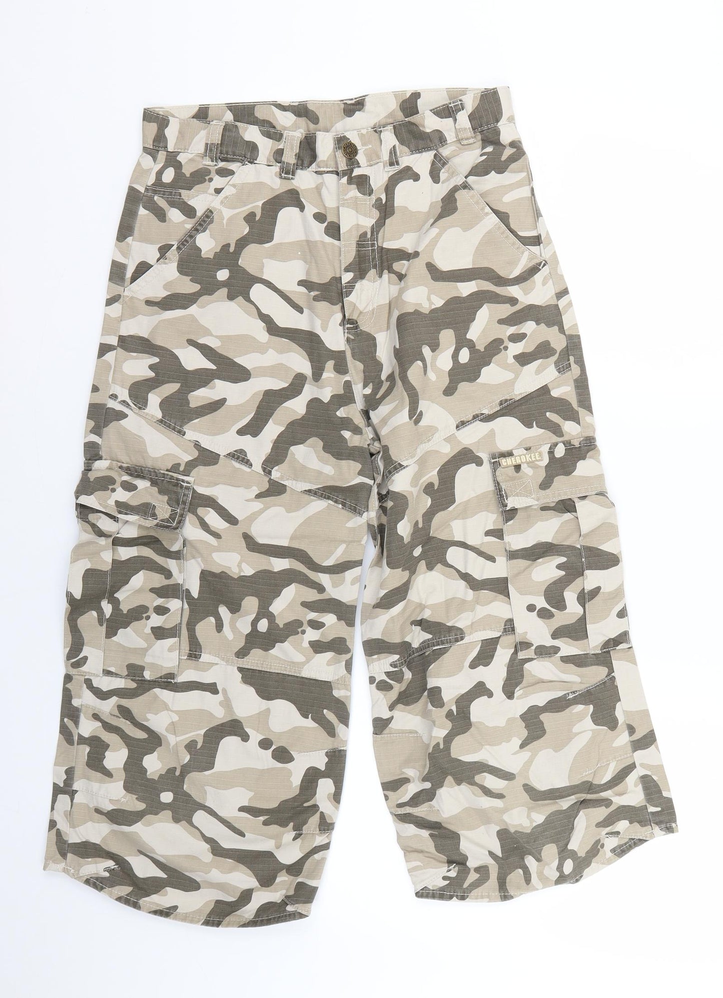 Cherokee Boys Multicoloured Geometric  Chino Shorts Size 13-14 Years