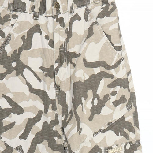 Cherokee Boys Multicoloured Geometric  Chino Shorts Size 13-14 Years