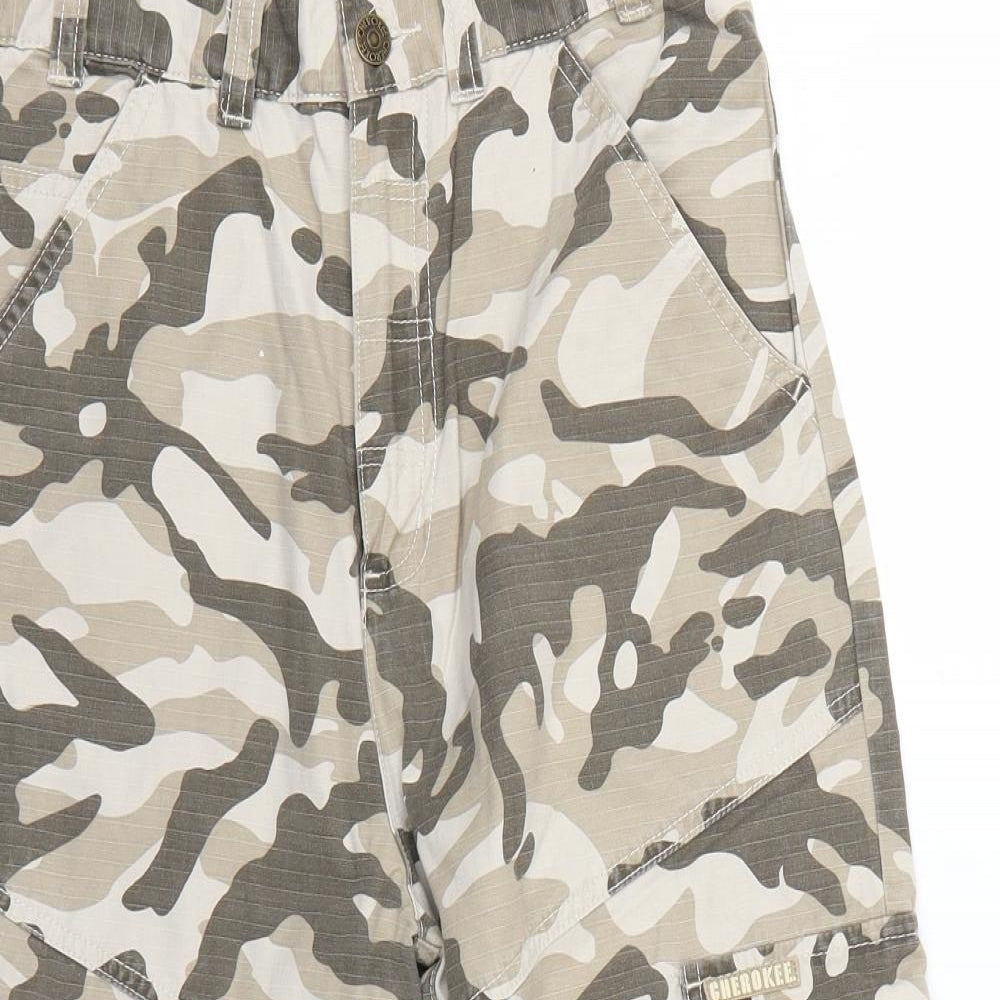 Cherokee Boys Multicoloured Geometric  Chino Shorts Size 13-14 Years