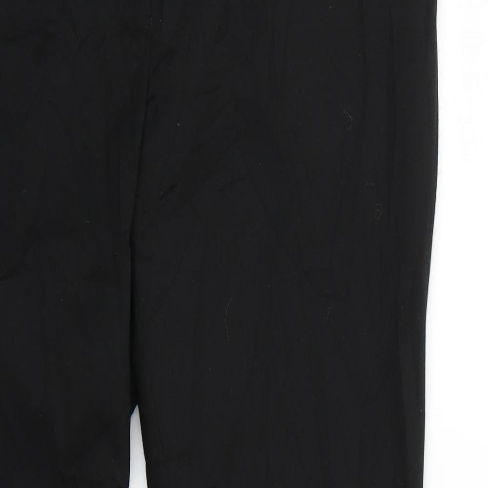 NEXT Womens Black   Chino Trousers Size 10 L26 in