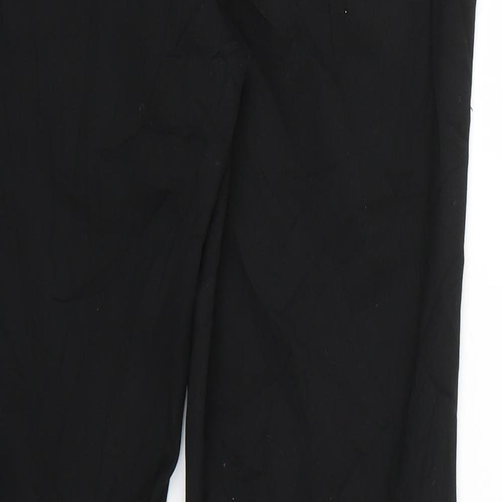 NEXT Womens Black   Chino Trousers Size 10 L26 in