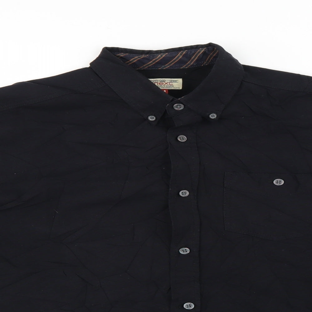 NEXT Mens Blue    Dress Shirt Size M