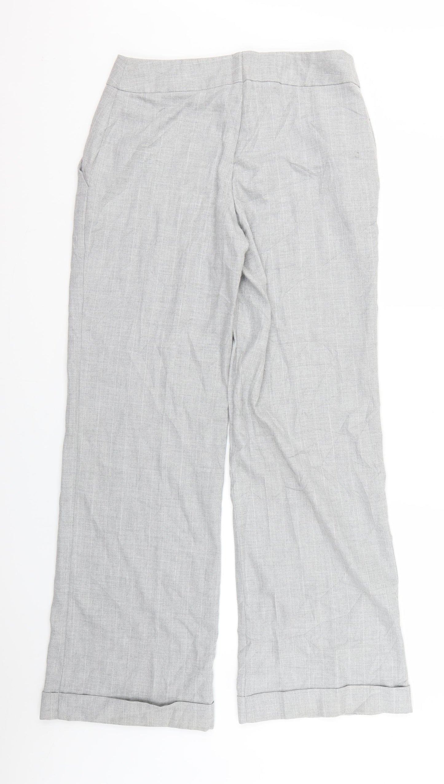 Preworn Womens Grey   Trousers  Size 10 L24 in