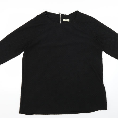 Papaya Womens Black   Basic Blouse Size 18