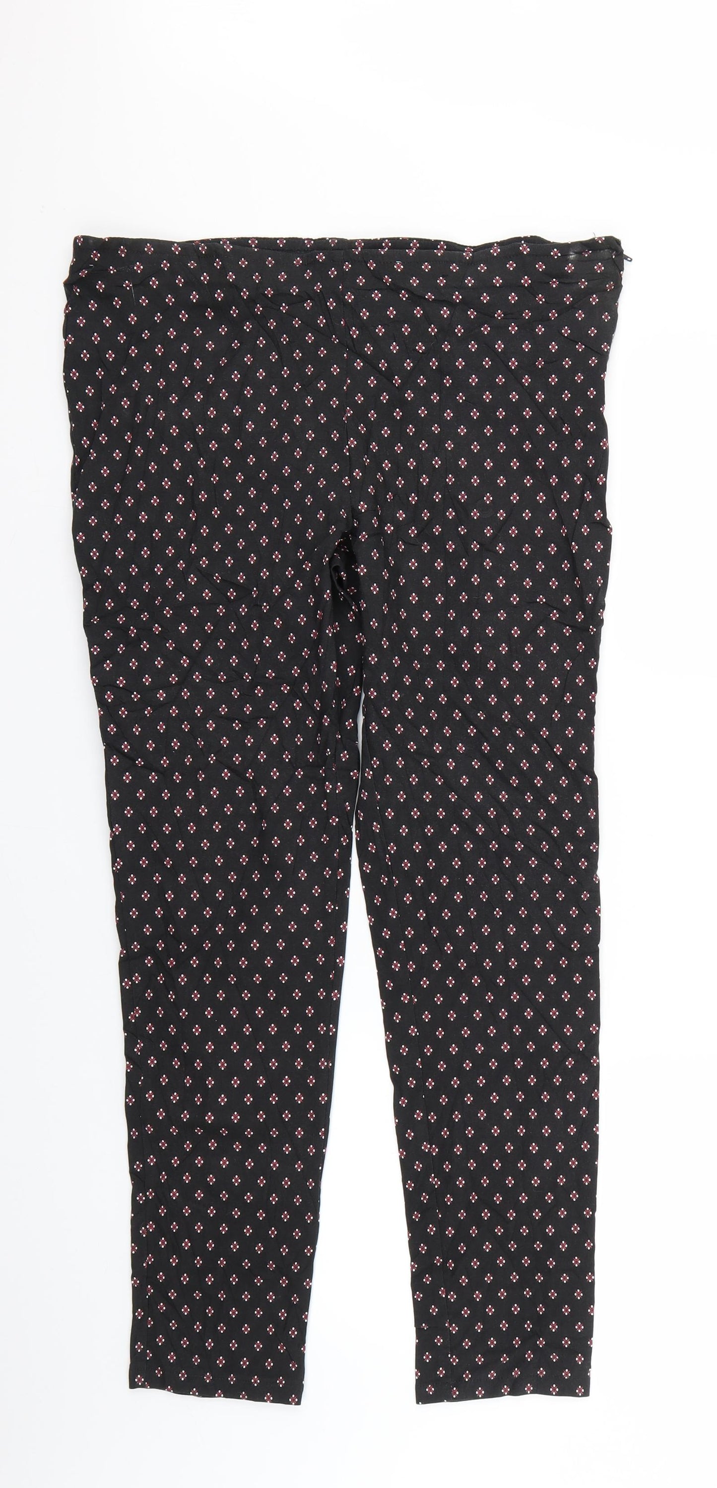 Primark Womens Black   Trousers  Size 16 L26 in