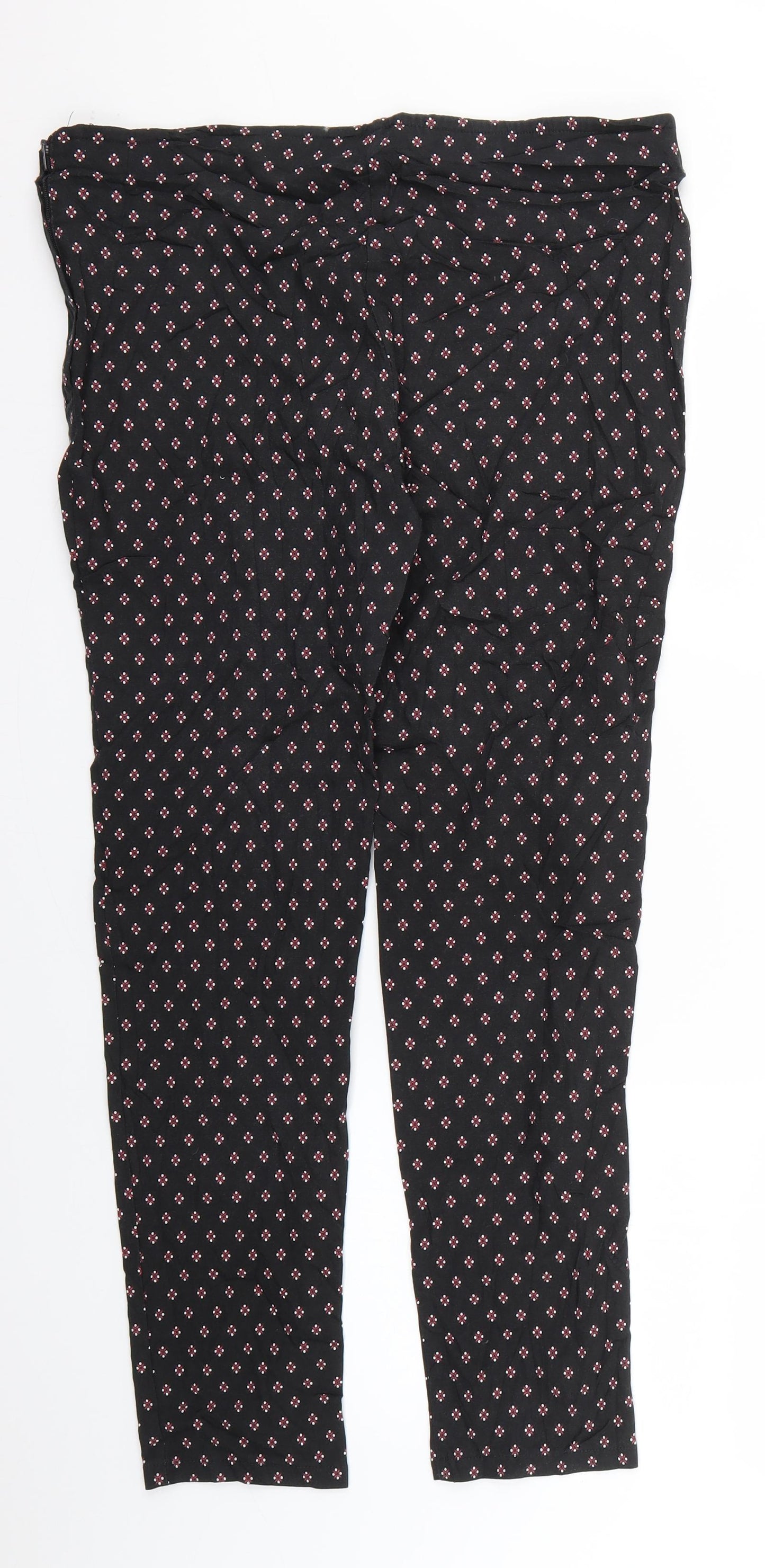 Primark Womens Black   Trousers  Size 16 L26 in