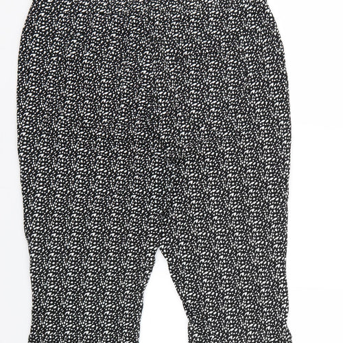 George Womens Black Polka Dot  Cut-Off Shorts Size 16