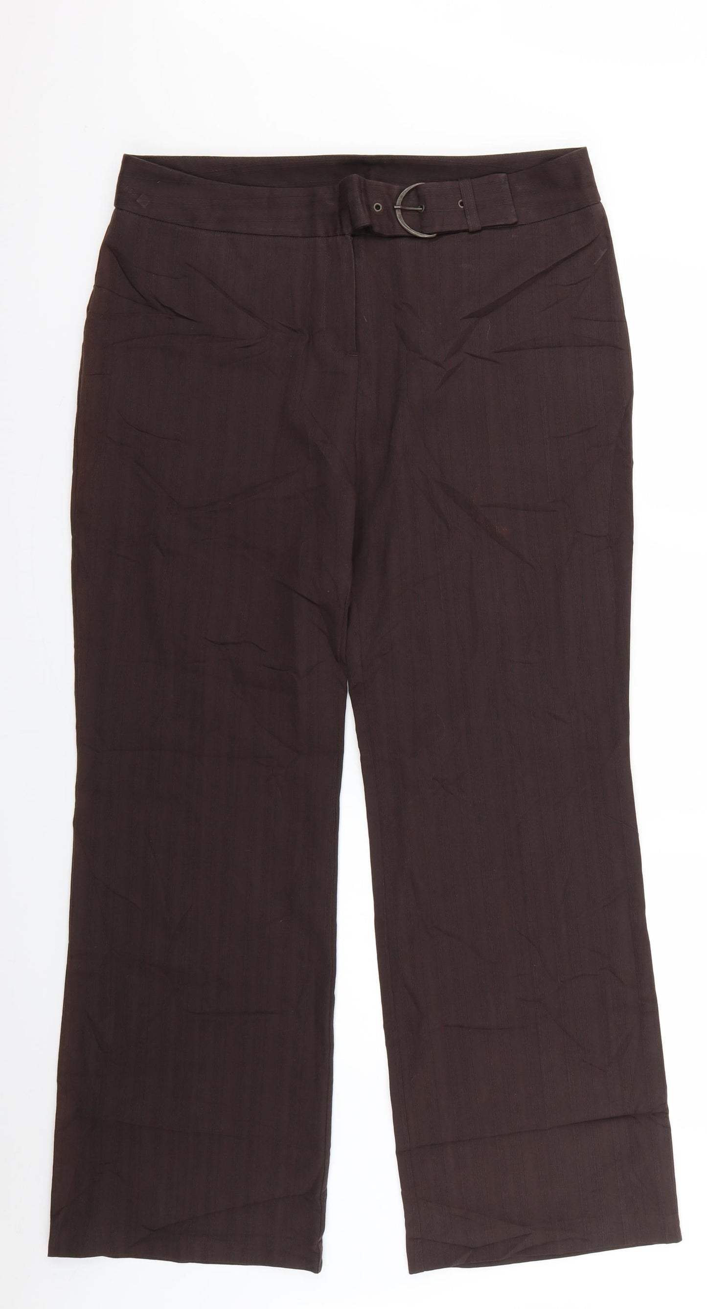 NEXT Womens Brown   Trousers  Size 16 L29 in