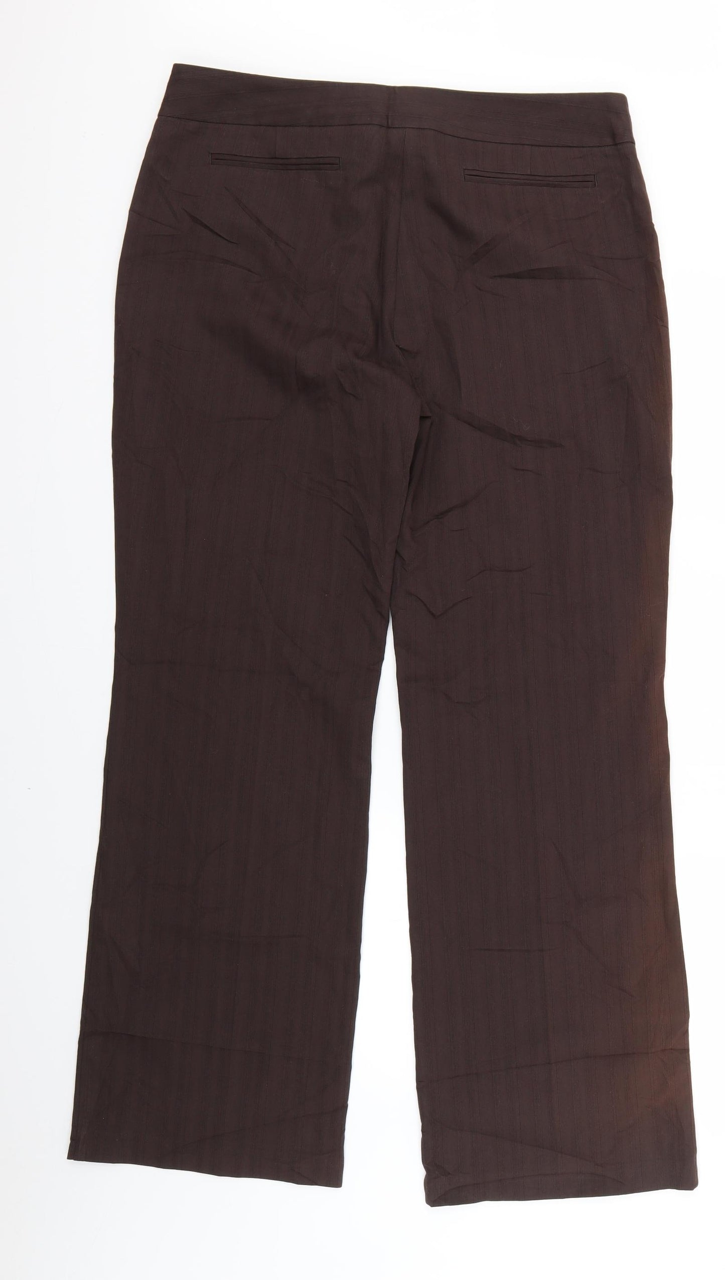 NEXT Womens Brown   Trousers  Size 16 L29 in