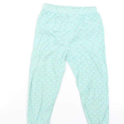 Primark Girls Blue Geometric  Cami Pyjama Pants   - mermaid