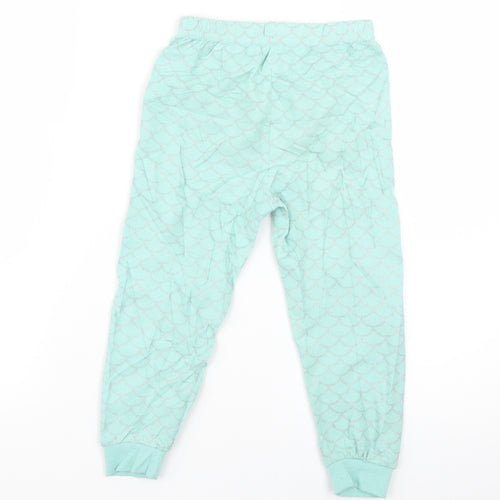 Primark Girls Blue Geometric  Cami Pyjama Pants   - mermaid
