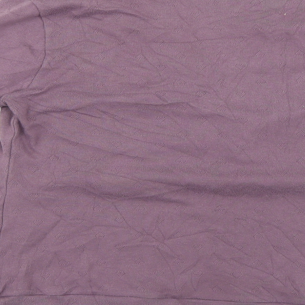 Bravissimo Womens Purple Polka Dot  Top Pyjama Top Size M