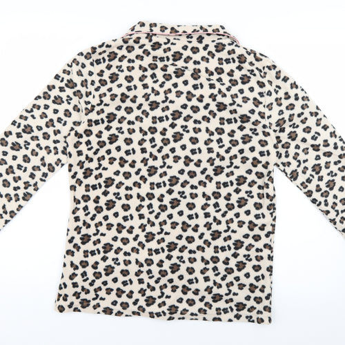 Primark Womens Brown Animal Print  Top Pyjama Top Size 8