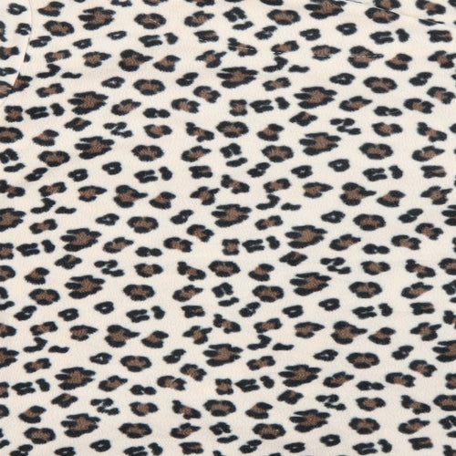 Primark Womens Brown Animal Print  Top Pyjama Top Size 8