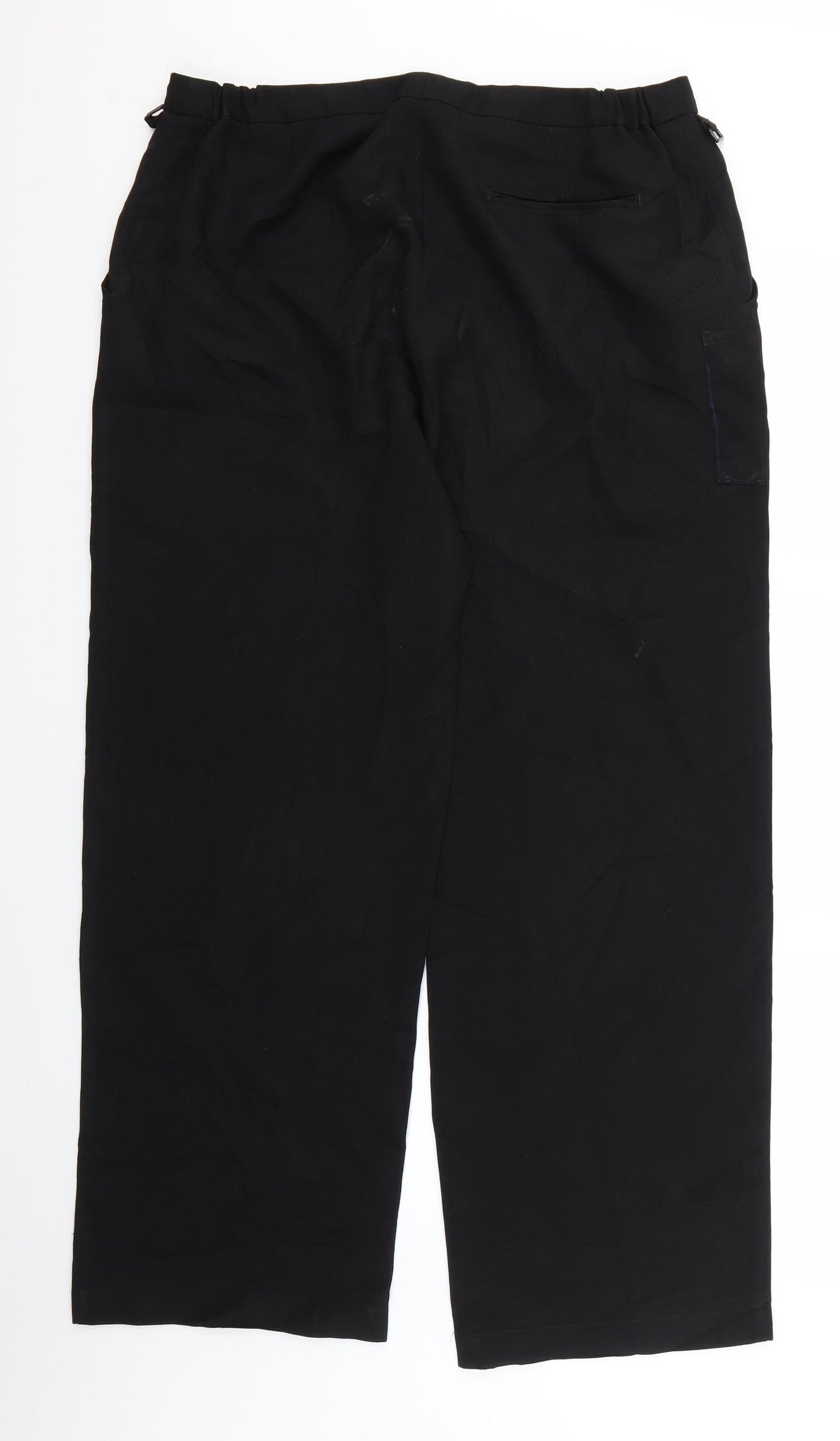 Preworn Womens Black   Trousers  Size 16 L29 in