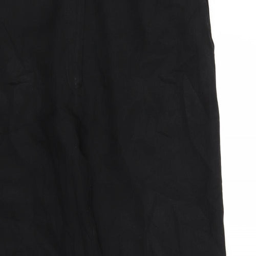 Preworn Womens Black   Trousers  Size 16 L29 in